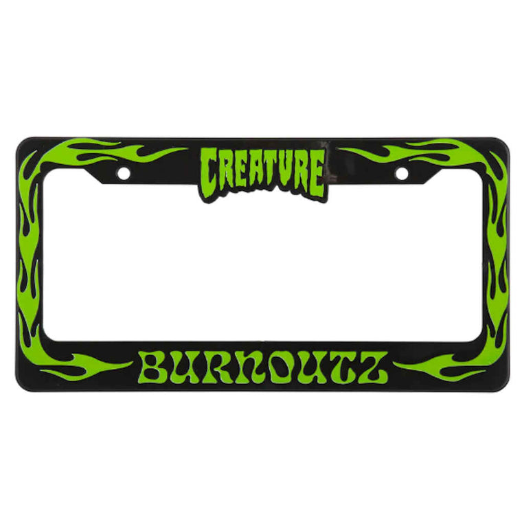 Creature Burnoutz License Plate Frame