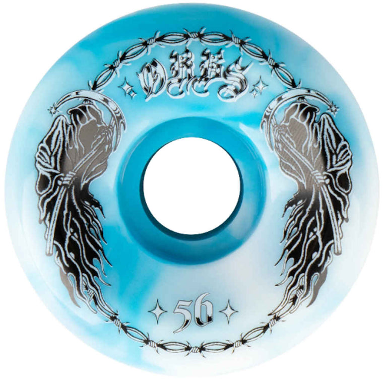 Orbs Wheels Specters Swirls 99A 56mm Blue White