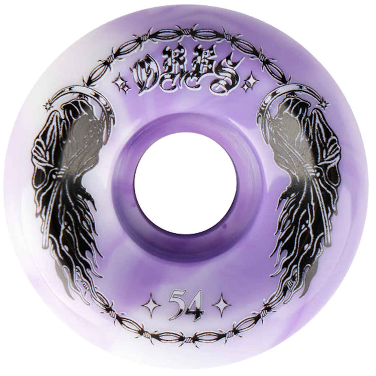 Orbs Wheels Specters Swirls 99A 54mm Purple White