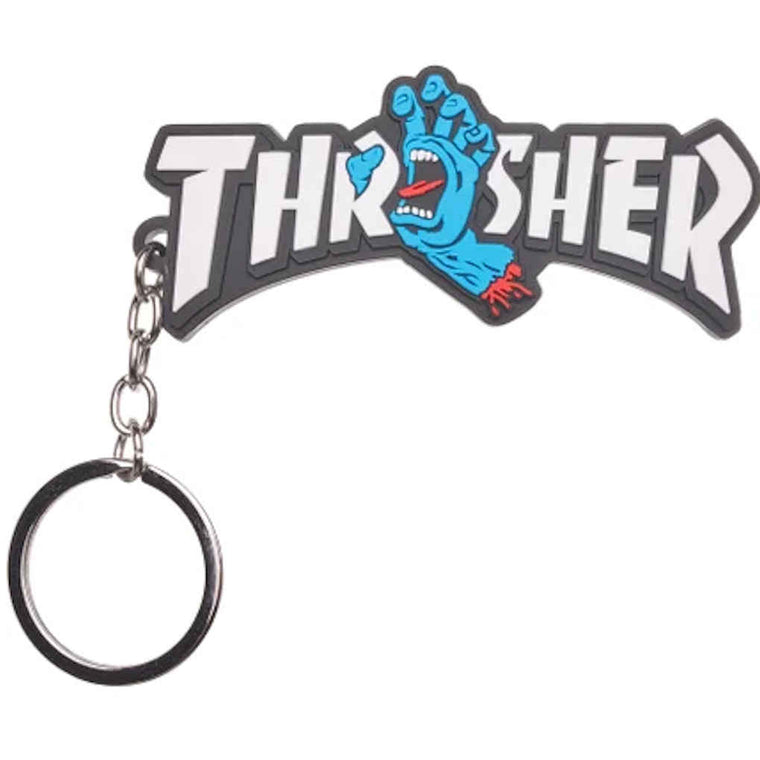 Santa Cruz Thrasher Screaming Logo Keychain