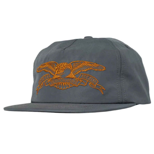 Anti Hero Basic Eagle Snapback Charcoal Orange – Hammer Skateboard