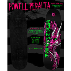 Powell Peralta Flight Caballero Ban This 6 Black 9.265"