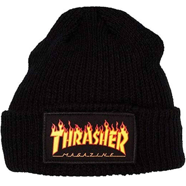 Thrasher Flame Logo Beanie Black – Hammer Skateboard