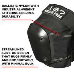 187 Knee Pads Slim Black