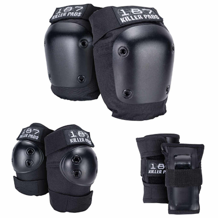 187 Kids Full Pad Set Black
