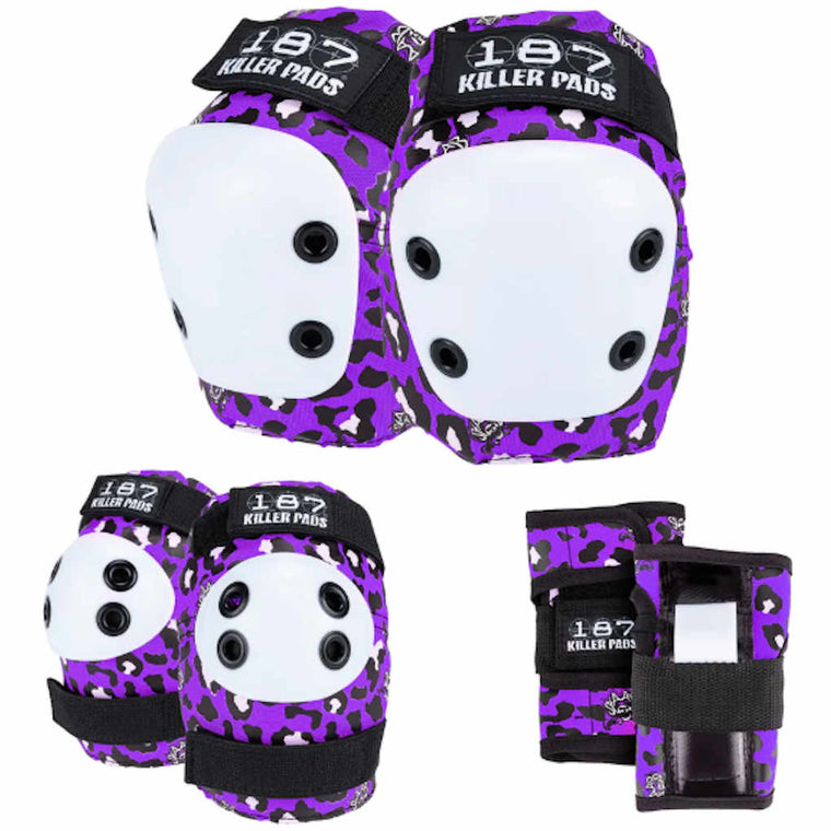 187 Kids Full Pad Set Purple Staab