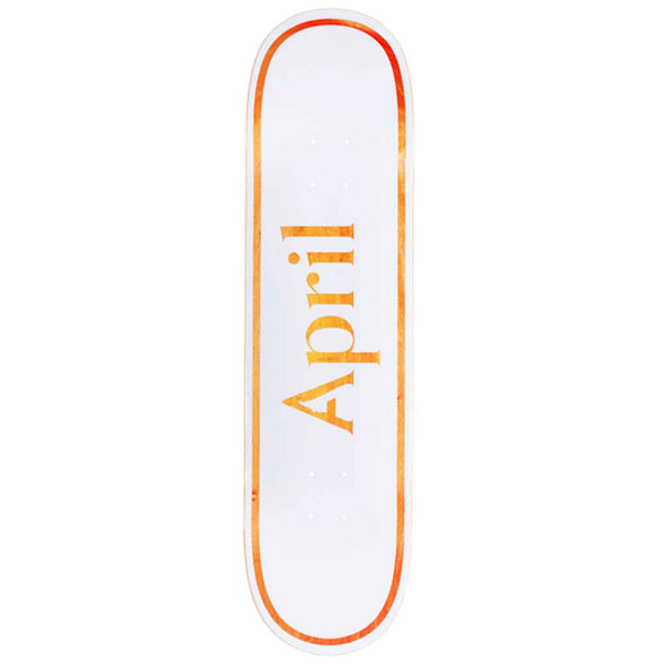 April Logo Orange 8"