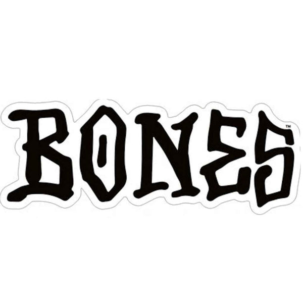 Bones 5" Sticker Black Letters