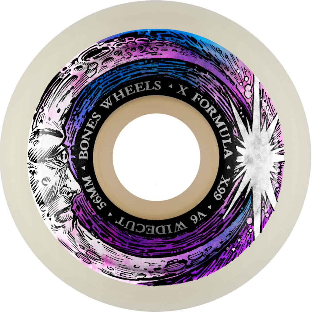 Bones Wheels X-Formula V6 Moon Beam 99A 56mm
