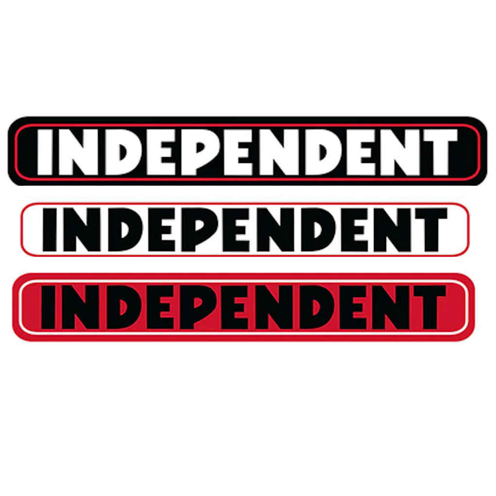 Independent Bar 4 Inch Sticker Assorted