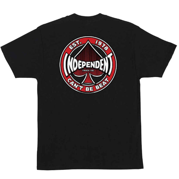 Independent Can't Be Beat Tee Black Medium ONLY