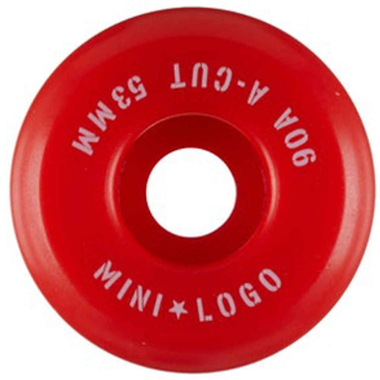 Mini Logo Wheels A-Cut All Terrain 90A 53mm Red