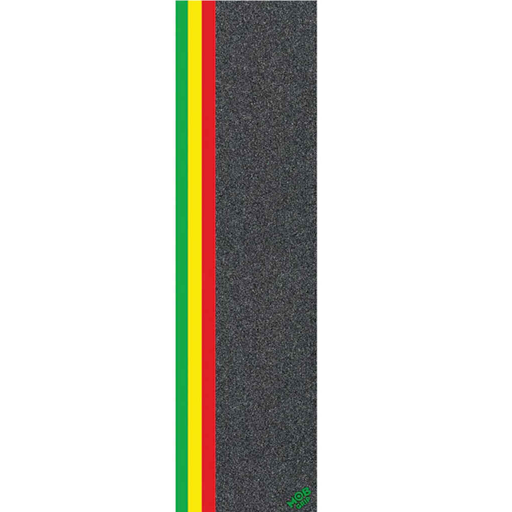 Mob Grip Tape Sheet Stripe Strip Green Yellow Red