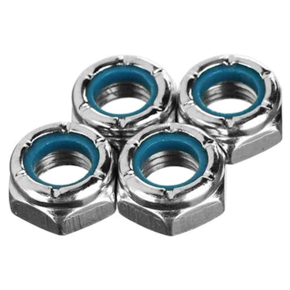 8mm Axle Lock Nuts For Roller Skate Wheels – Set Of 8, Unbranded