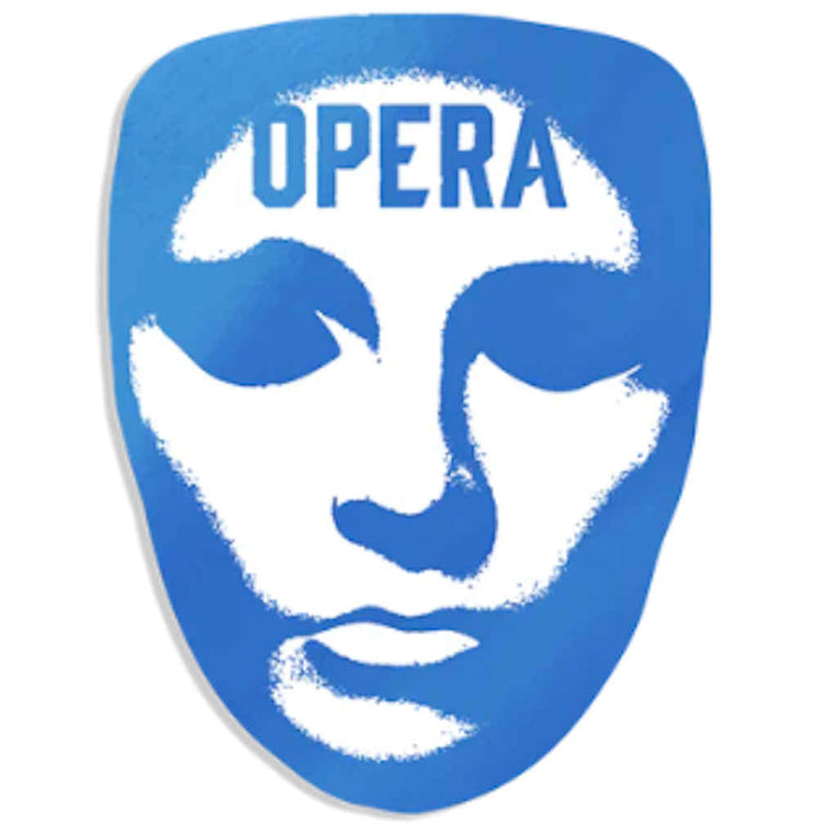 Opera Mask Foil Sticker