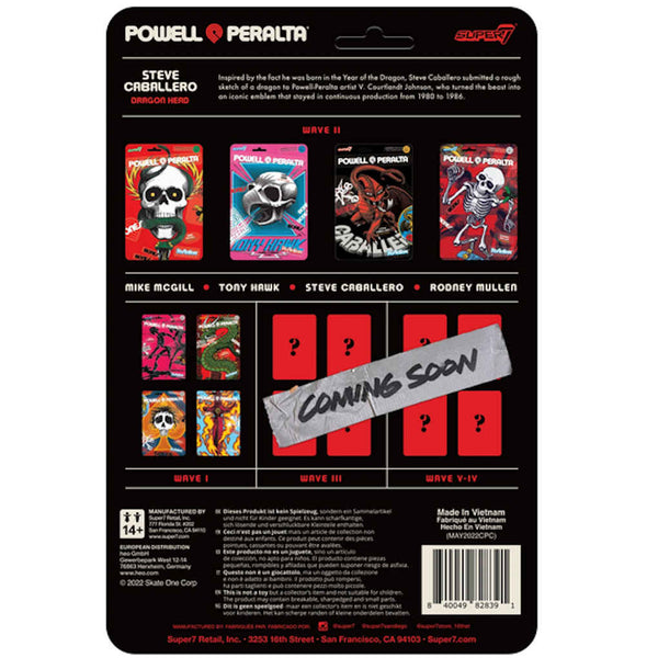 Powell Peralta Super 7 Reaction Wave 2 Figure Caballero