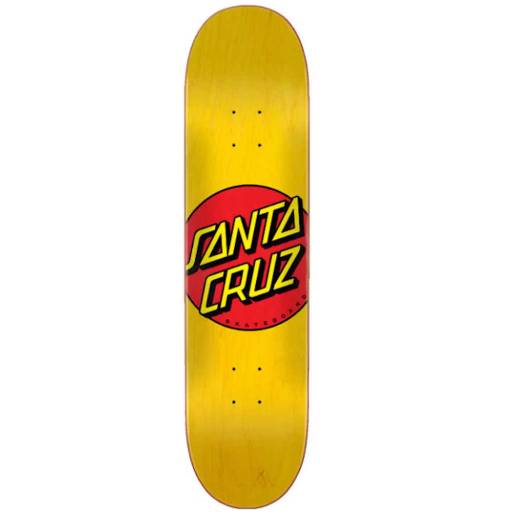 Santa Cruz Classic Dot Yellow 7.75"