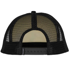 Santa Cruz Thrasher Screaming Logo Trucker Hat White Black
