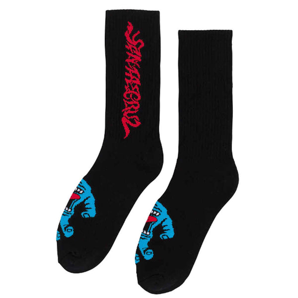 Santa Cruz Screaming 50 Socks Black