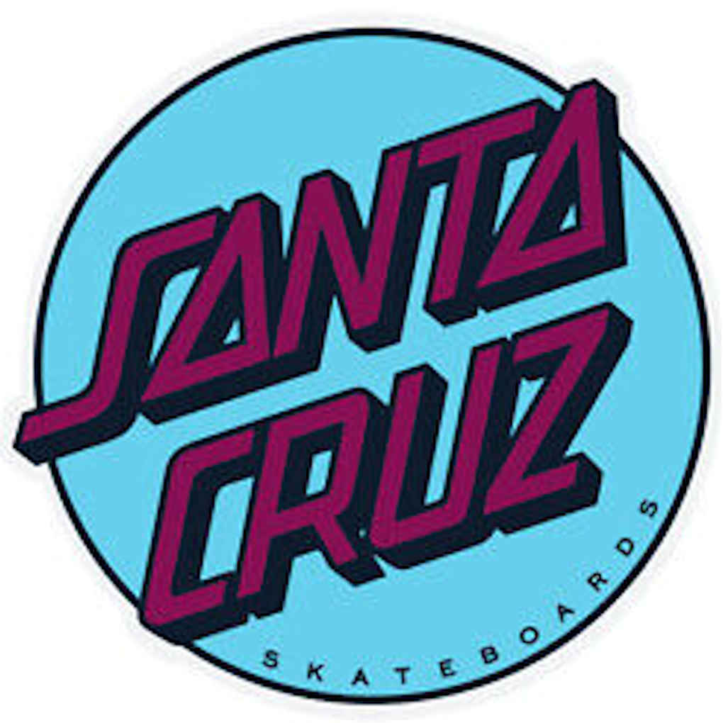 Santa Cruz Other Dot Sticker 3" Blue
