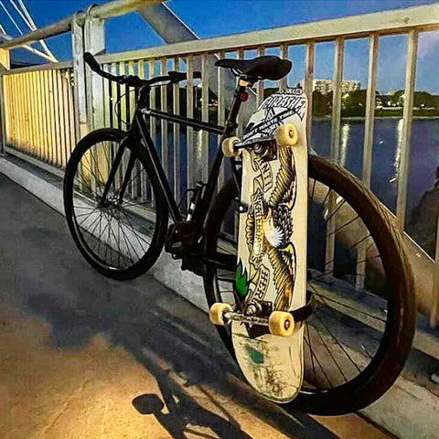 Diamond Skate Bike Skate Carrier Black – Hammer Skateboard