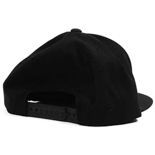 Skull Skates Snapback Logo Black