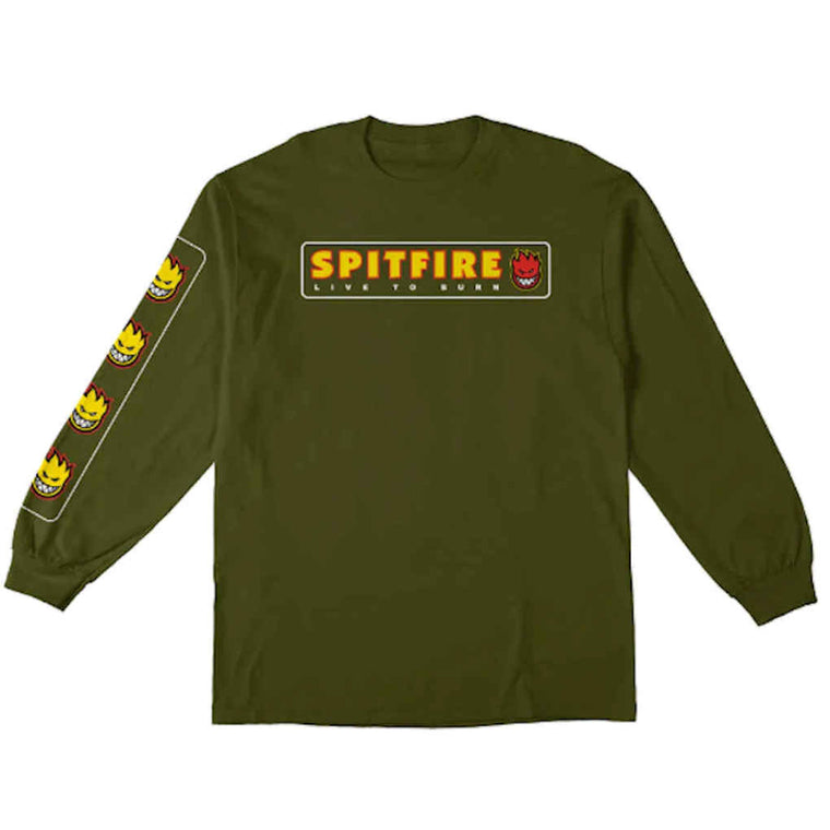 Spitfire LTB Long Sleeve Green Medium ONLY