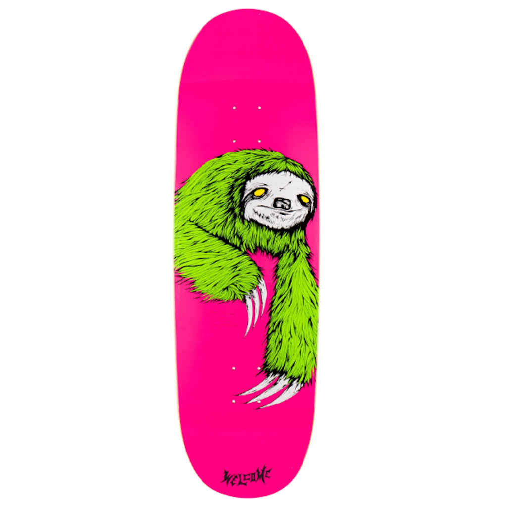 Welcome Sloth 9.5" Neon Pink