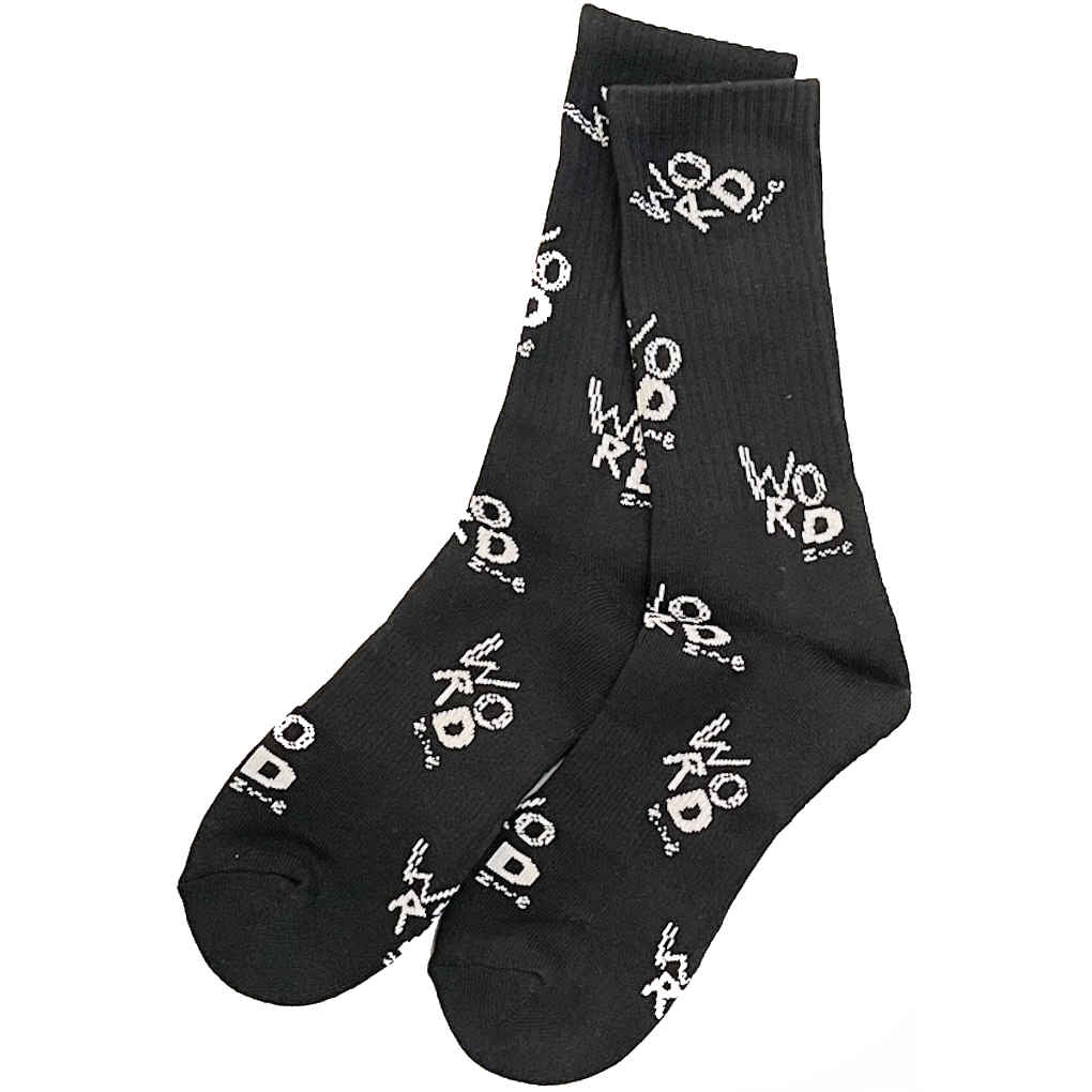 WordZine Socks Black