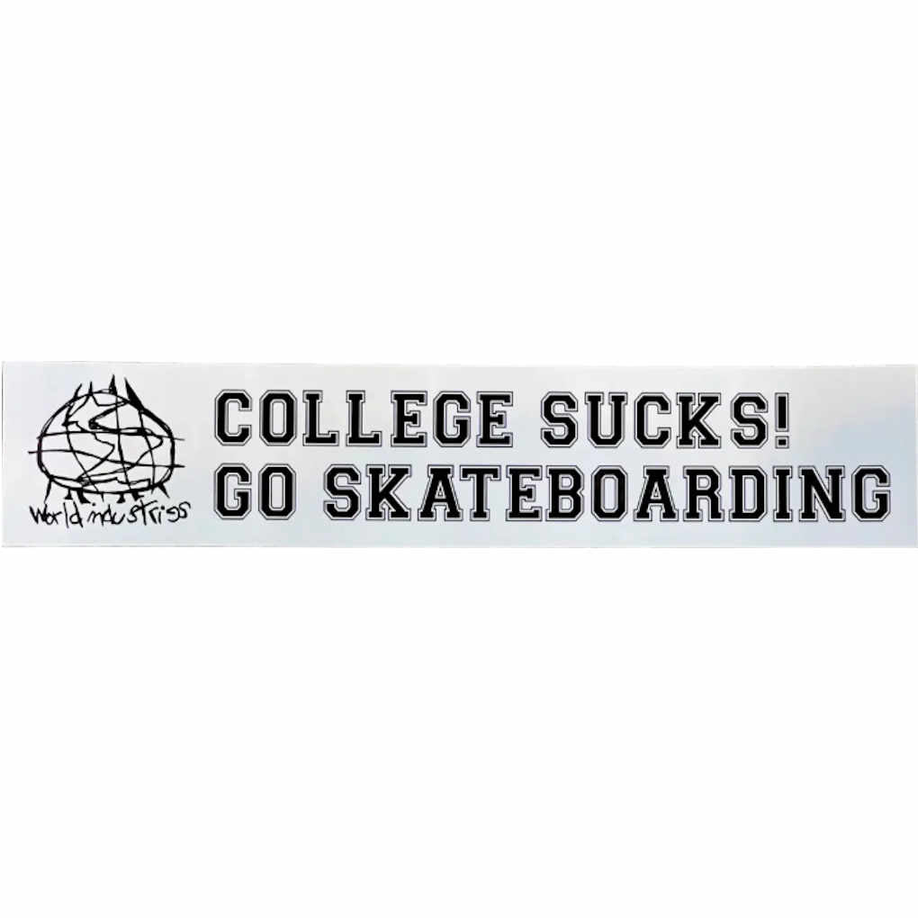 World Industries Go Skate Bumper Sticker