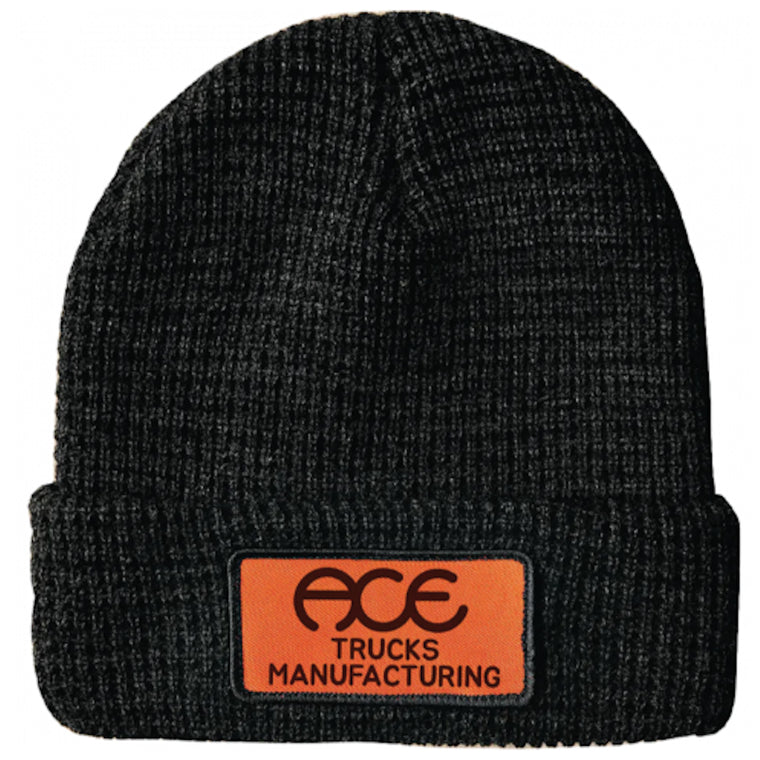 Ace Time Clock Cuff Beanie Black