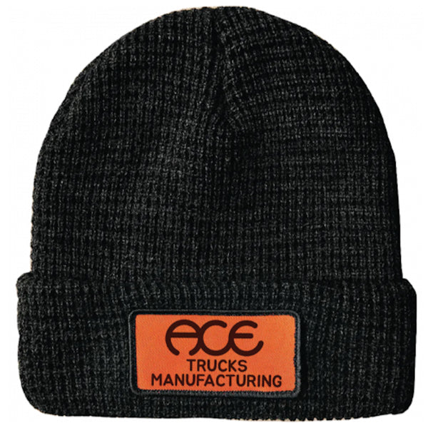 Ace Time Clock Cuff Beanie Black