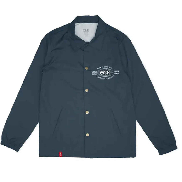 Ace World Class Coach Jacket Navy Large ONLY