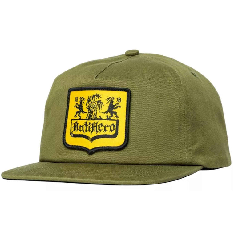 Anti Hero Coat Of Arms Snapback Olive