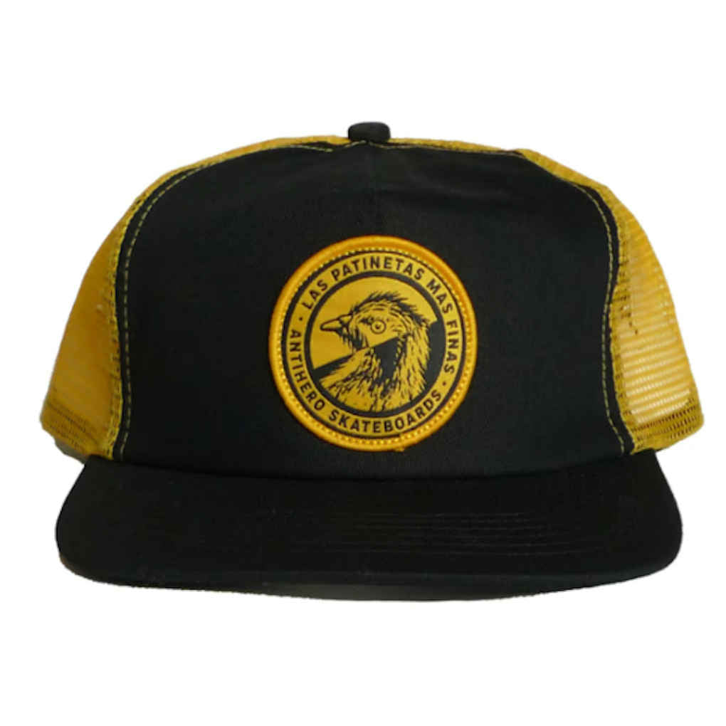 Anti Hero Las Patineras Snapback Trucker Black Gold