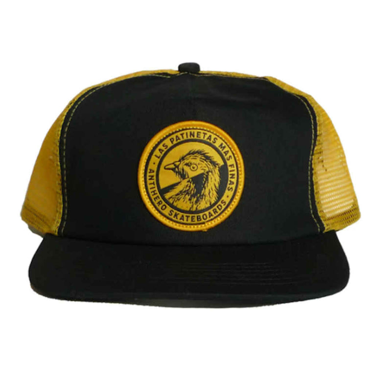 Anti Hero Las Patineras Snapback Trucker Black Gold