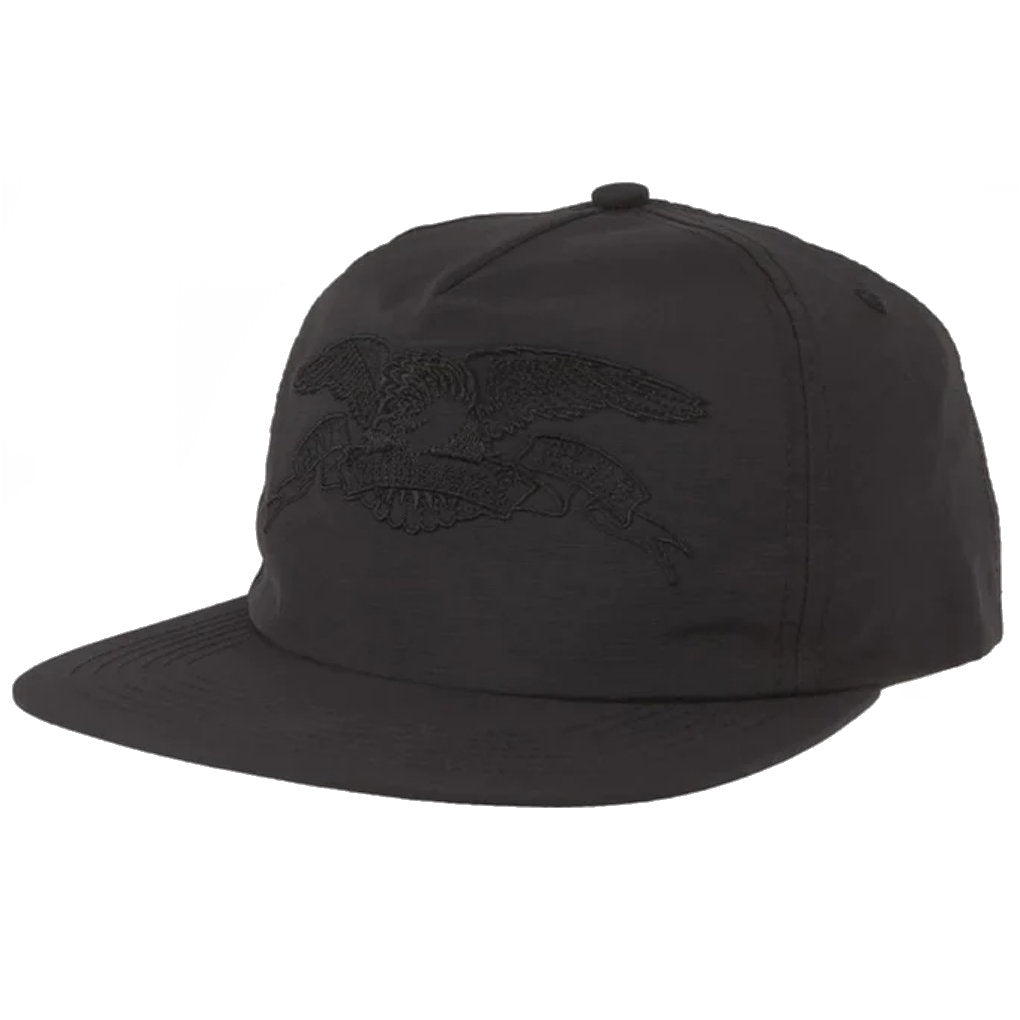 Anti Hero Basic Eagle Embroidered Snapback Black