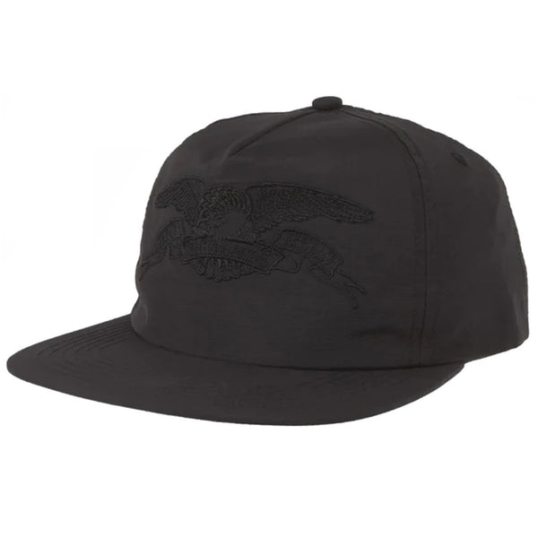 Anti Hero Basic Eagle Embroidered Snapback Black