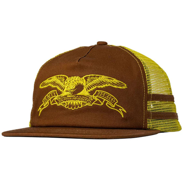 Anti Hero Basic Eagle Snapback Brown Mustard