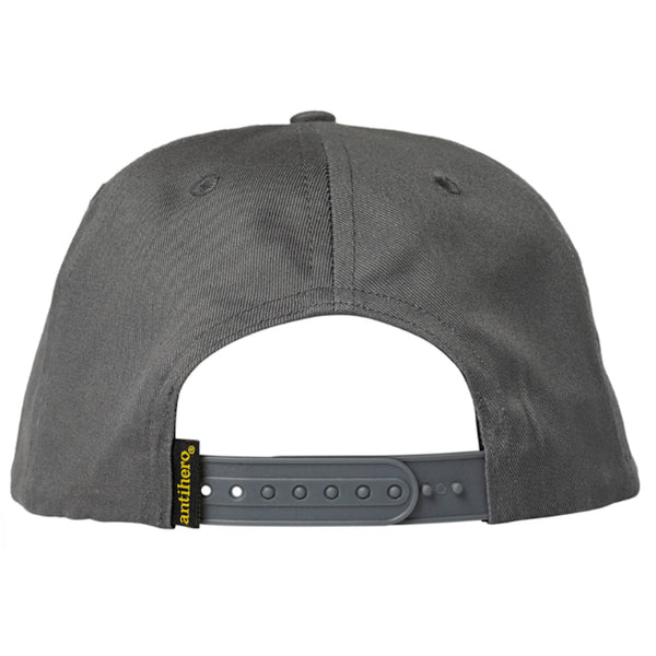 Anti Hero Lil Pigeon Snapback Charcoal Yellow