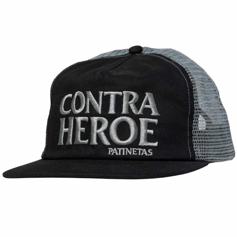Anti Hero Contra Heroe Snapback Trucker Black Charcoal