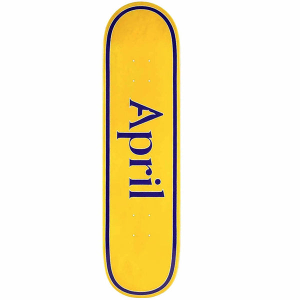April OG Logo Yellow Purple 8"
