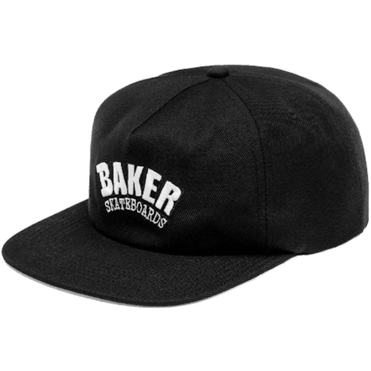 Baker Arch Logo Snapback Hat Black