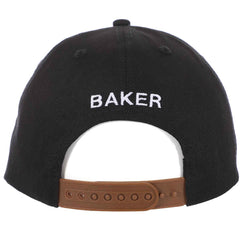 Baker Capital B Snapback Hat Black Brown