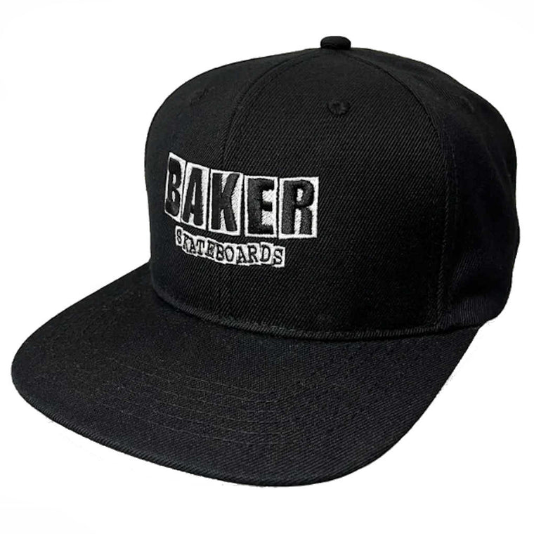 Baker Classic Logo Snapback Hat Black