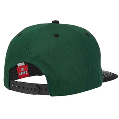 Baker Daisy Snapback Hat Green Black