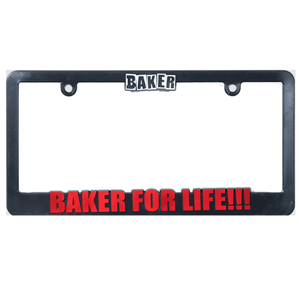 Baker 4 Life License Plate Frame