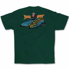 Black Label Hensley Wingtips Tee Green