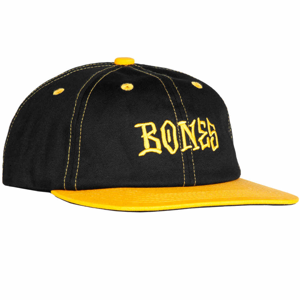 Bones Snapback Vato Rat Low Pro Black Gold