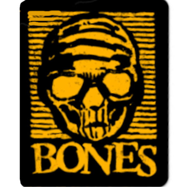Bones Sticker Black & Gold Face